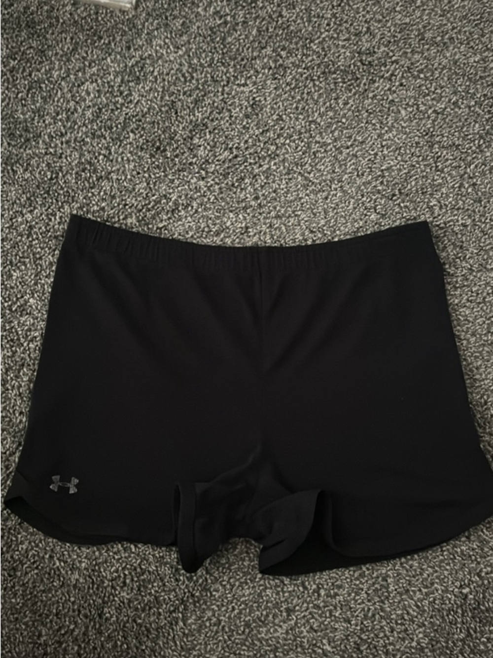 Under Armour Black Women's Performance Athletic Shorts - Picture 2 of 2